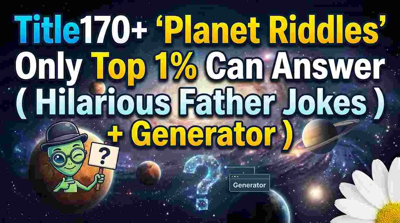 Hilarious Father Jokes + Generator