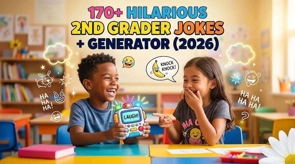 Hilarious 2Nd Grader Jokes + Generator