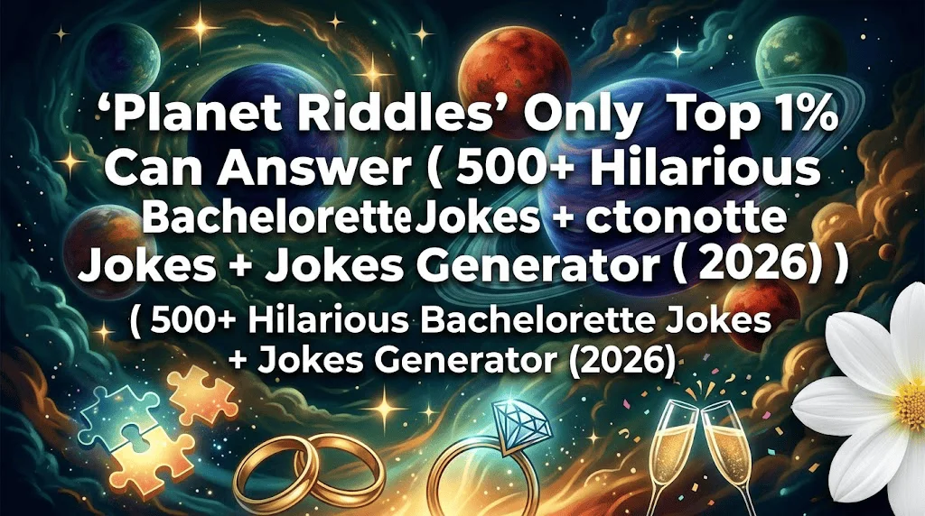 Hilarious Bachelorette Jokes + Jokes Generator
