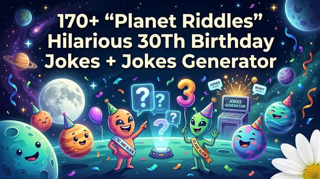 Hilarious 30Th Birthday Jokes + Jokes Generator