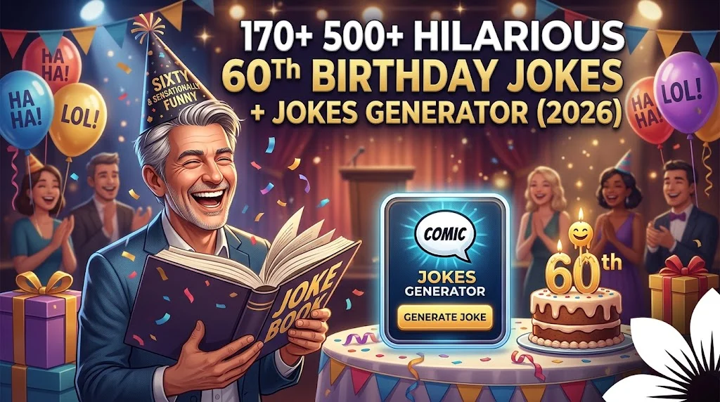Hilarious 60Th Birthday Jokes + Jokes Generator