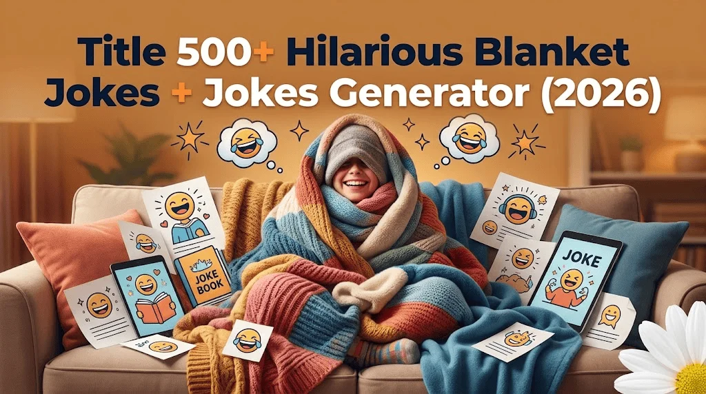 Hilarious Blanket Jokes + Jokes Generator