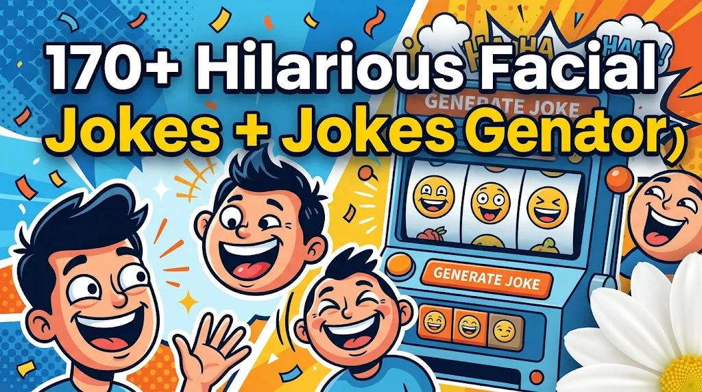 Hilarious Facial Jokes + Jokes Generator