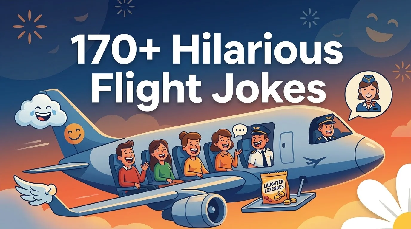 Hilarious Flight Jokes + Jokes Generator