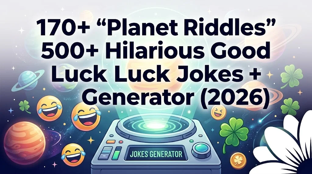 Hilarious Good Luck Jokes + Jokes Generator