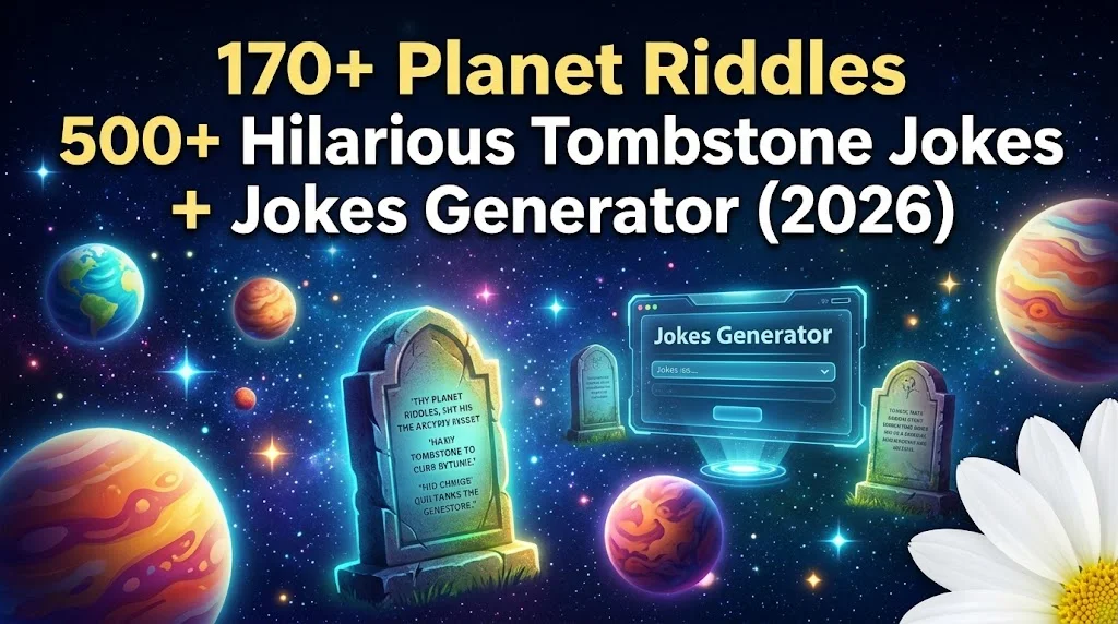 Hilarious Tombstone Jokes + Jokes Generator