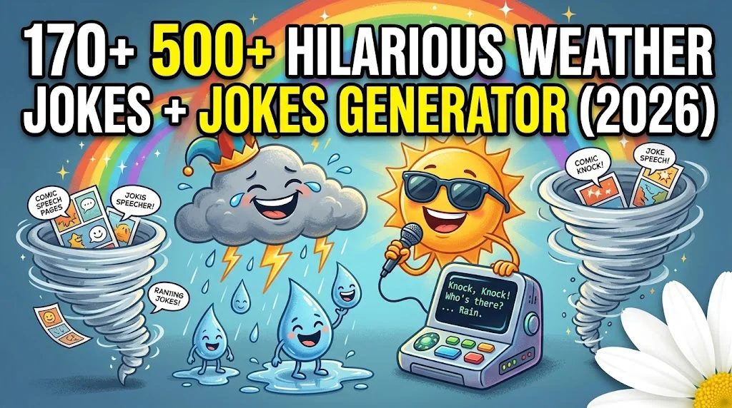 Hilarious Weather Jokes + Jokes Generator