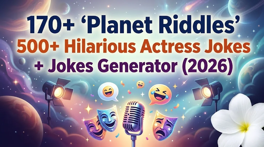 Hilarious Actress Jokes + Jokes Generator