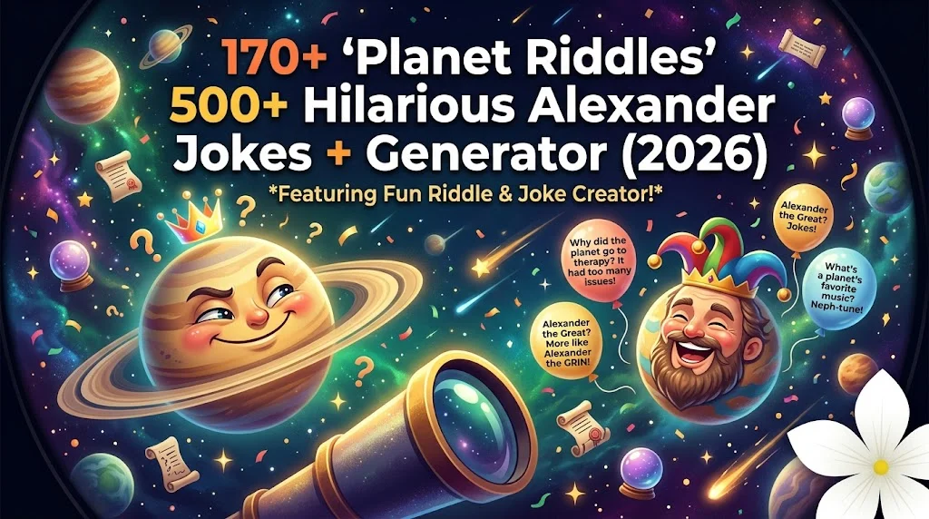 Hilarious Alexander Jokes + Generator