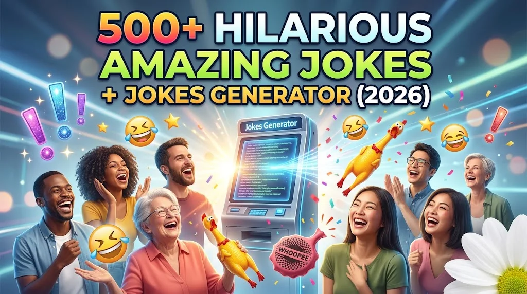 Hilarious Amazing Jokes + Jokes Generator