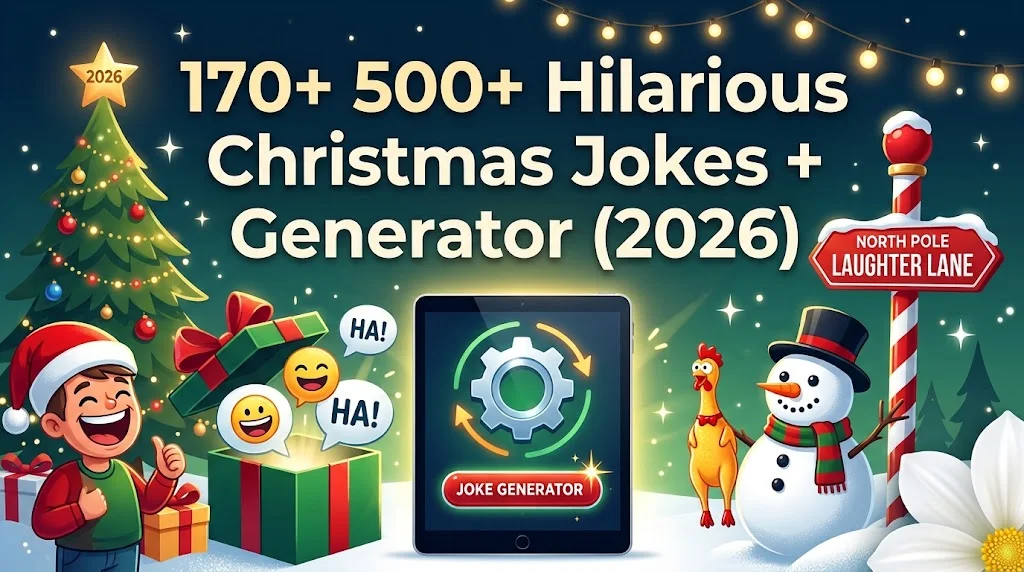 Hilarious Christmas Jokes + Generator
