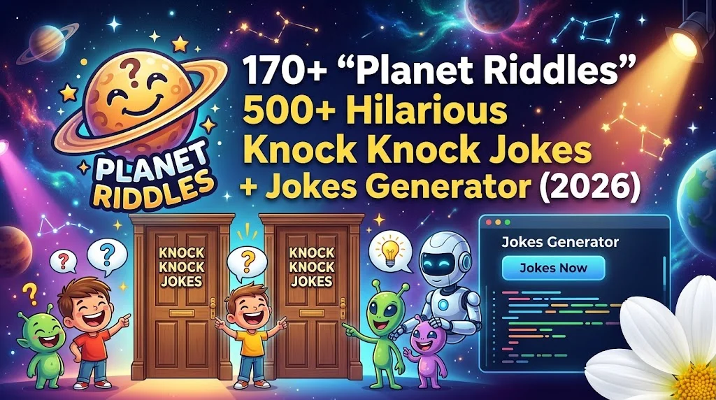 Hilarious Knock Knock Jokes + Jokes Generator