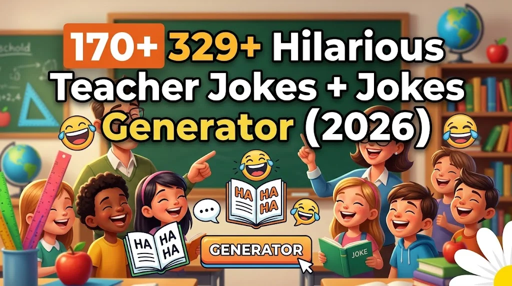 Hilarious Teacher Jokes + Jokes Generator