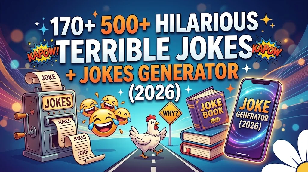 Hilarious Terrible Jokes + Jokes Generator