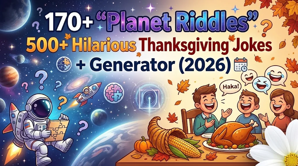 Hilarious Thanksgiving Jokes + Generator