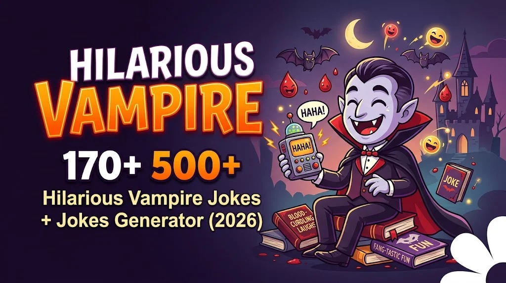 Hilarious Vampire Jokes + Jokes Generator