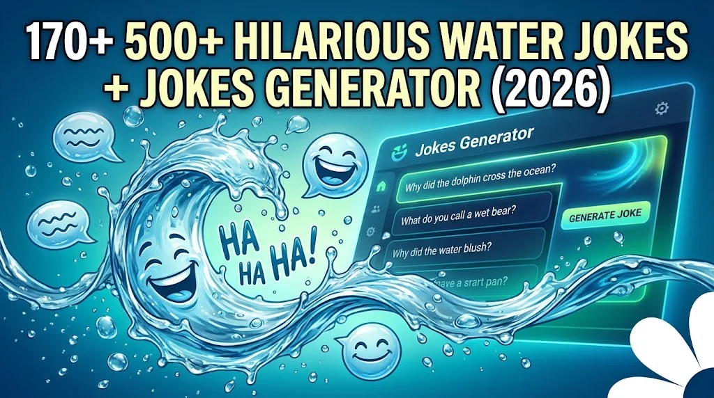 Hilarious Water Jokes + Jokes Generator