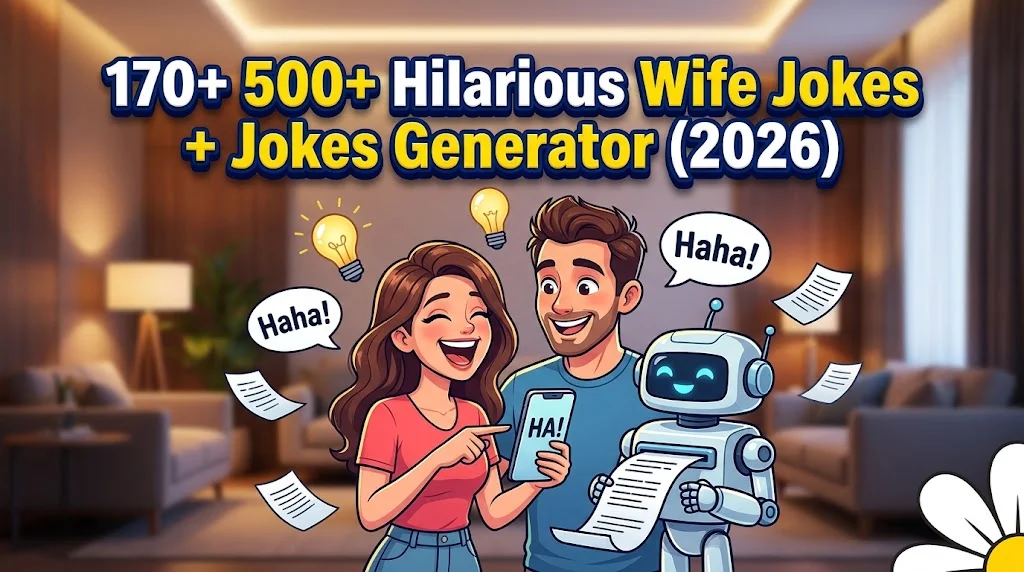 Hilarious Wife Jokes + Jokes Generator